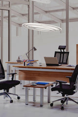 Geometrisches Modell Modern Aluminium Led Kronleuchter, Salon Kronleuchter,oda Kronleuchter,ofis Chandelier - Swordslife