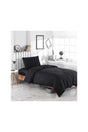 Plain Black Single Duvet Cover Set