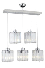 Sardunya 5 Piece Chrome K-01 Chandelier - Swordslife