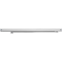Adjustable sliding door rail for fire and smoke protection doors
