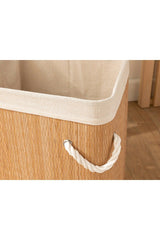 Gina Bamboo Laundry Basket 35x35x60 Cm Open