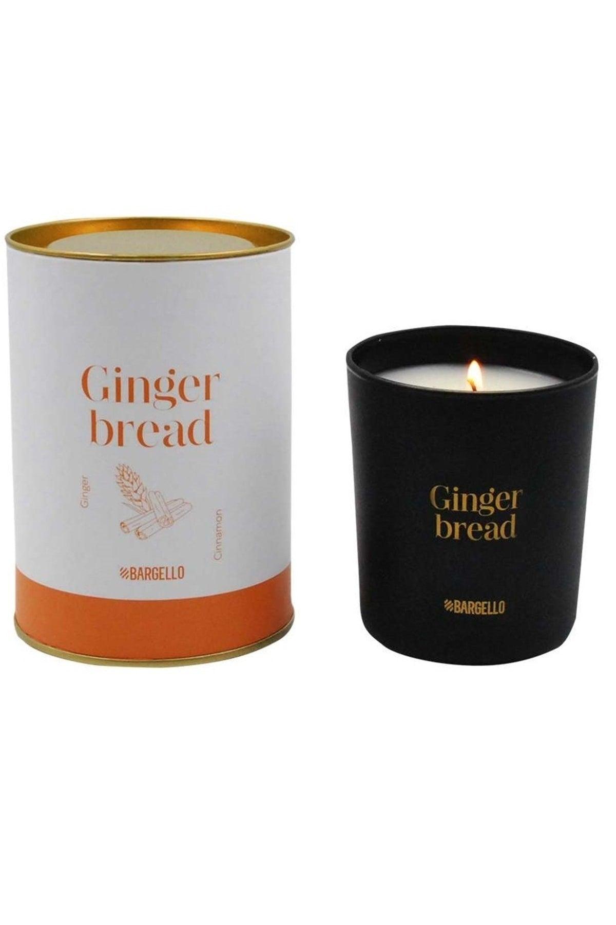 Gingerbread Decorative Glass Candle 180 Gr - Swordslife