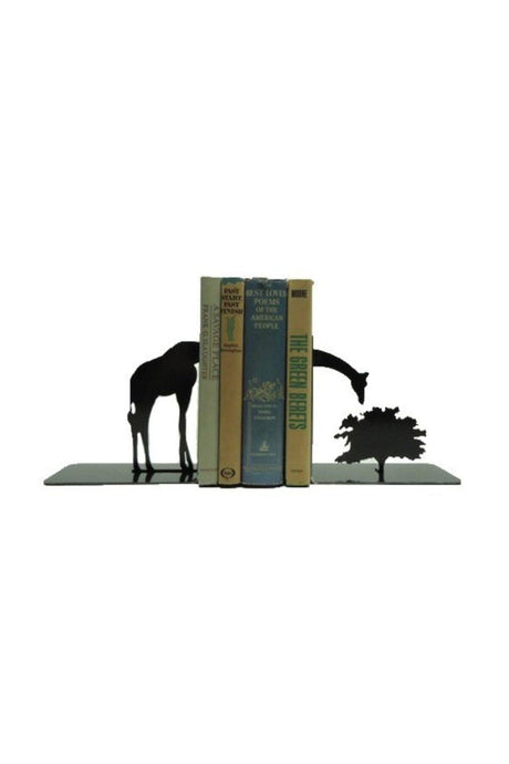 Decorative Metal Book Holder with Giraffe Figure, Book Support - Swordslife