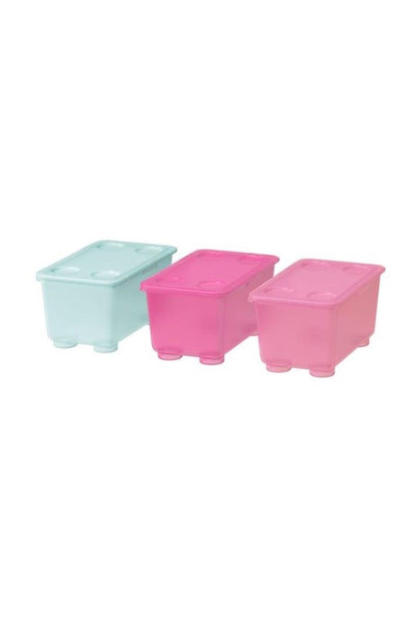 Glis Box With Lid Pink-turquoise 17x10 Cm 3