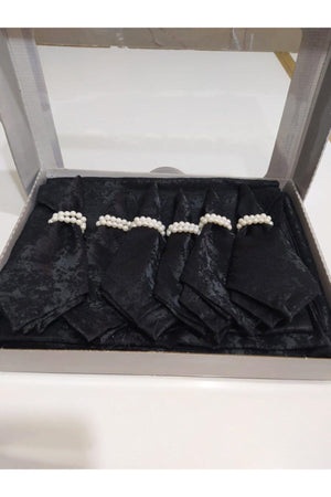 Gloria Black Table Cloth Set Food Presentation Set - Swordslife