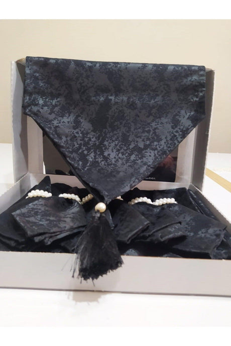 Gloria Black Table Cloth Set Food Presentation Set - Swordslife