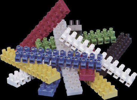 Glossy terminal block - 12 polyg / 450V / 2.5-4.0mm / color row - Swordslife