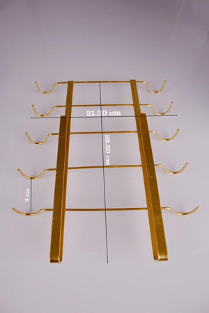Gold 10 Hook Portable Cup Hanger - M6 - Swordslife