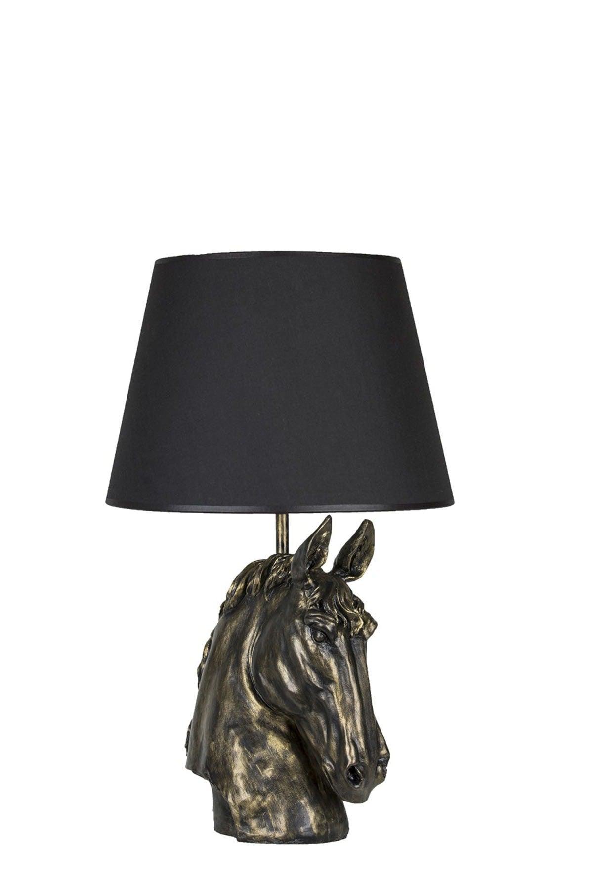 Gold Black Modern Design Horse Lampshade - Swordslife