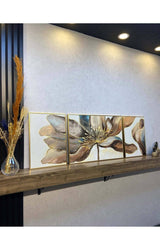 Golden Luxury Lamio Framed 3 Piece Set Decorative Wall Painting - Swordslife