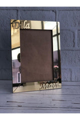 Gold Plexi 10 * 15 Name Custom Frame For Your Photos (INSERT NAME FROM ASK A QUESTION) - Swordslife