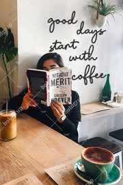 Good Days Start With Coffee Home Decor Graffiti Painting - Swordslife