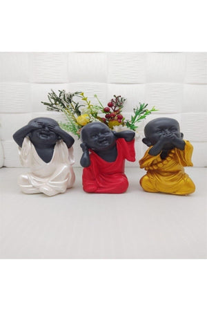 I Didn't See I Didn't Hear I Don't Know Trinket Decorative Object 3 Pcs. - Swordslife