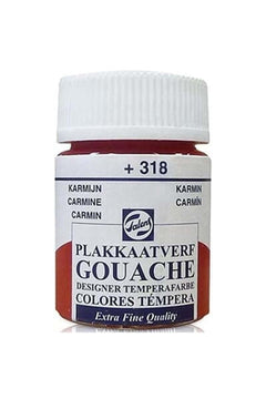 16ml gouache paint set in carmine red