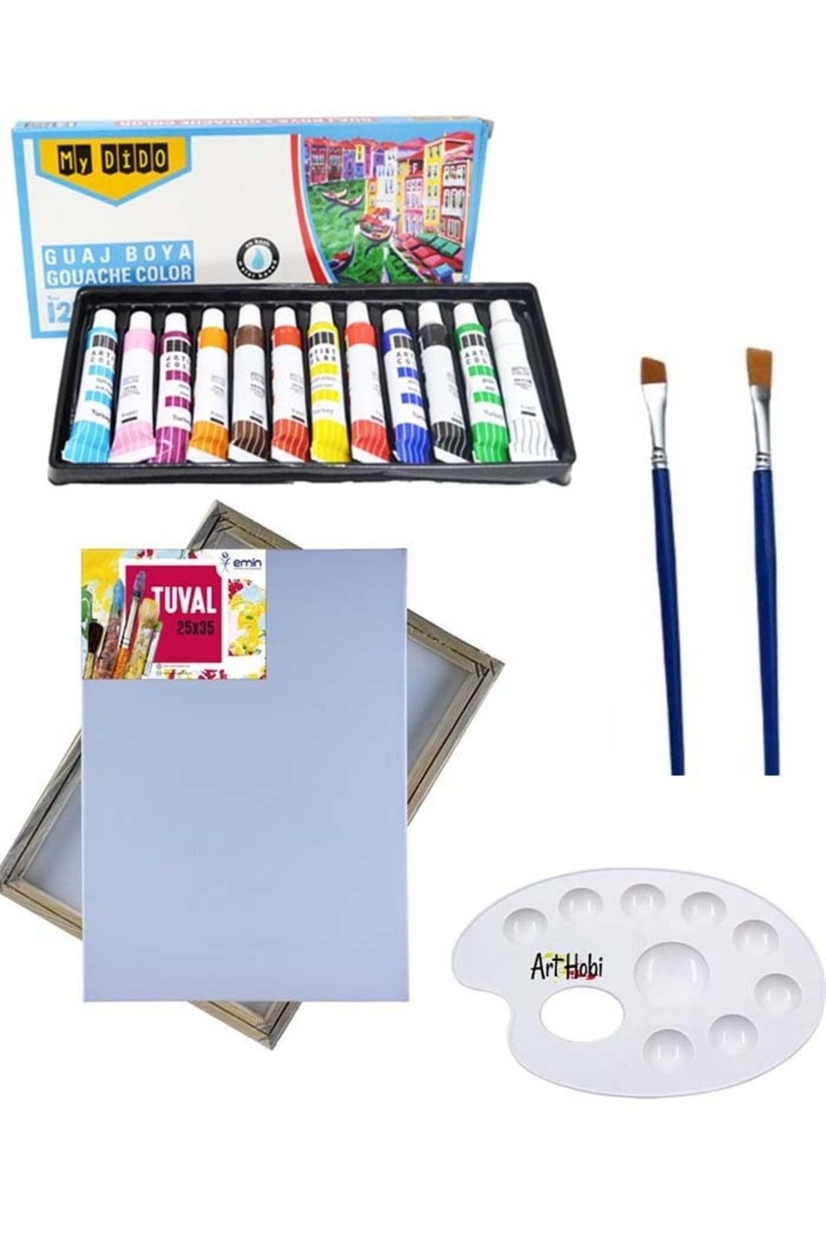 Gouache Paint Set 25x35 Canvas