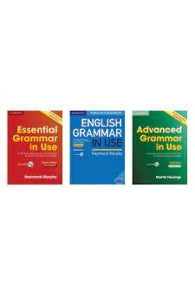 Grammar In Use Set of 3 ( English, Essential, Advanced) - Swordslife