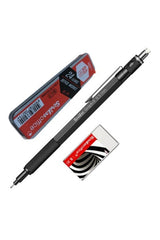 Graph-x 0.5mm + Eraser + 0.5mm Matte Black