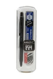 Graph-x 0.7mm + Eraser + 0.7mm Matte Black