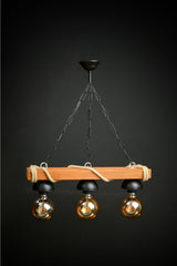 Ot Rustic Wooden Chandelier with Rope 3 Pcs - Swordslife