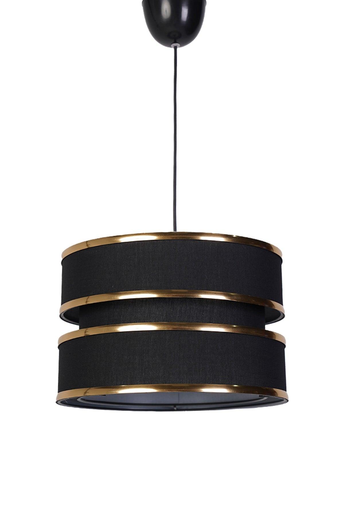 Gravier Chandelier Gold-black Mdrn-45 - Swordslife