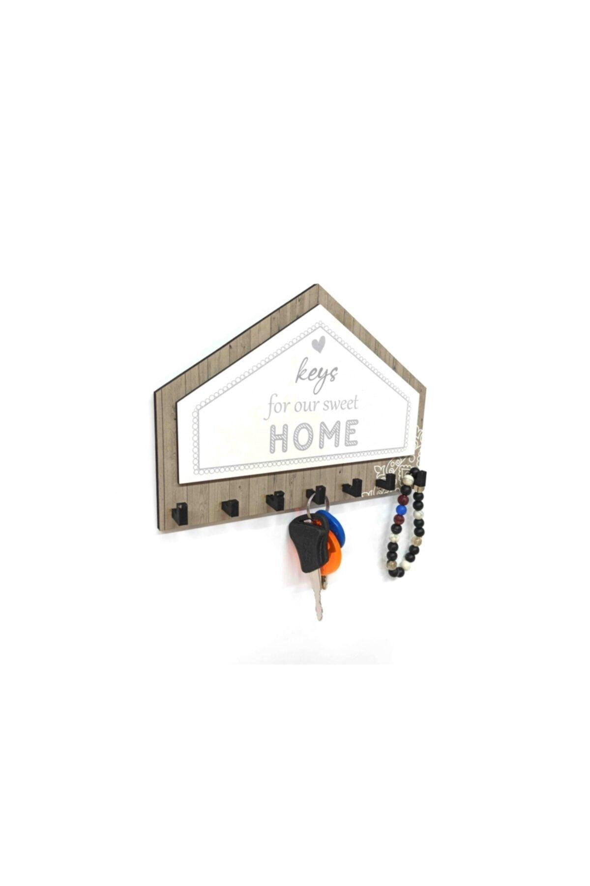 Gray Brown Triangle Keys For Home Hanger