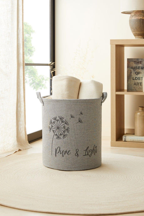 Gray Color Multi-Purpose Organizer Basket // 33x40