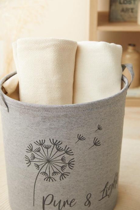 Gray Color Multi-Purpose Organizer Basket // 33x40