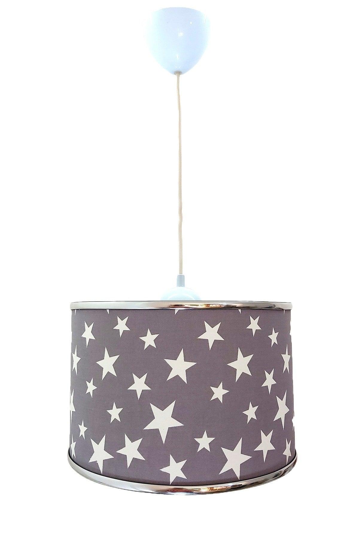 Gray Star Young Baby Kids Room Chandelier Lampshade Pendant Lamp - Swordslife