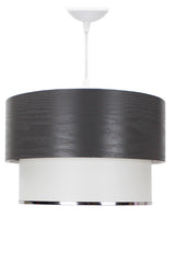 Gray Triple Lampshade And Chandelier Set Bedroom Lighting - Swordslife