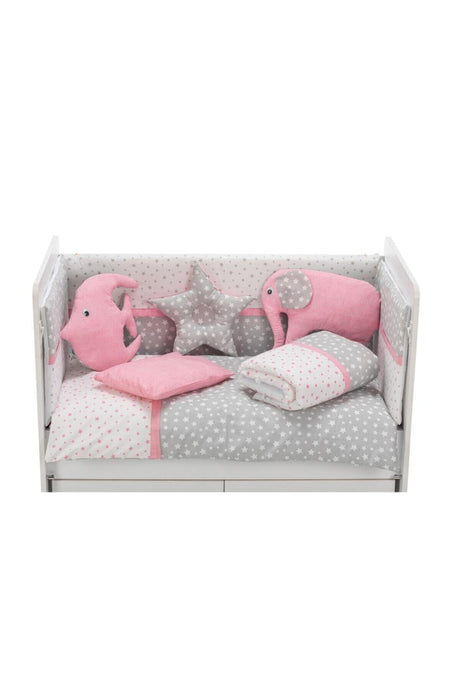 Gray Pink Sleeping Set 12 Pcs - Swordslife