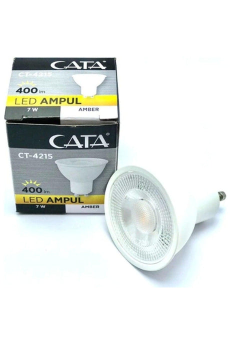 Gu10 Lampholder 7 V. Amber Color Led Bulb - 10 pcs
