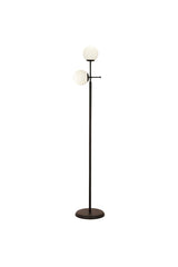 Günay 2li Schwarzes Weißglas Moderne Dekoratives Design Wohnzimmer-Salon Lampe - Swordslife