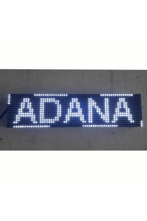 Route Led Sign Green 16x64cm