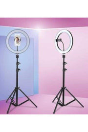 Hairdresser Makeup Shooting Selfie Light Continuous 14 Inch Light 2m Stand - Swordslife