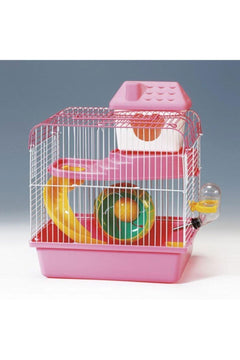 Small animal hamster cage in beige