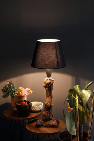 Handmade Natural Wood Tree Lampshade - Swordslife