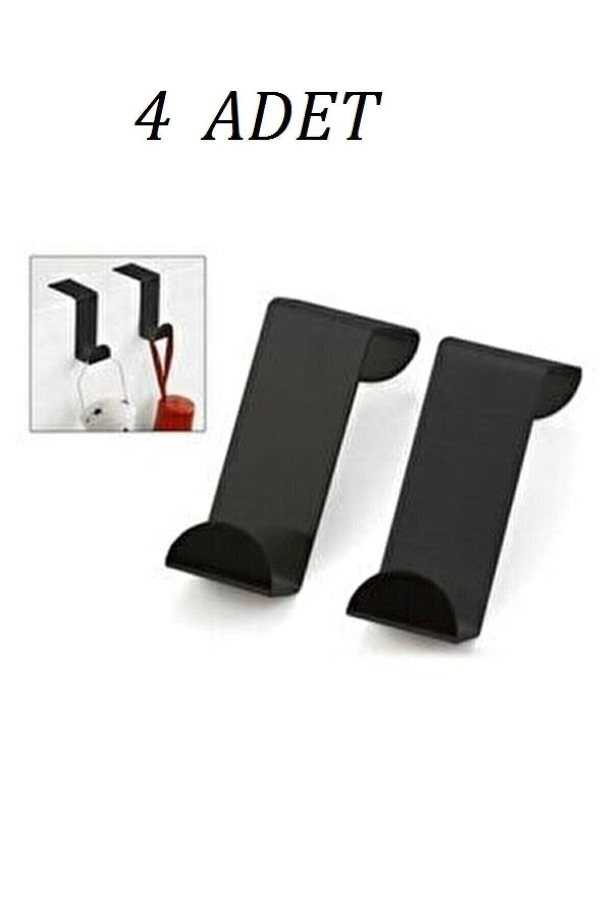 Hanger Behind Door Bathrobe Hanger Kitchen Bathroom Hanger Towel Rack Clothes Hanger 4 pcs - Swordslife