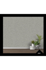 Straw Patterned Gray&Silver Plain Wallpaper(5M2) - Swordslife