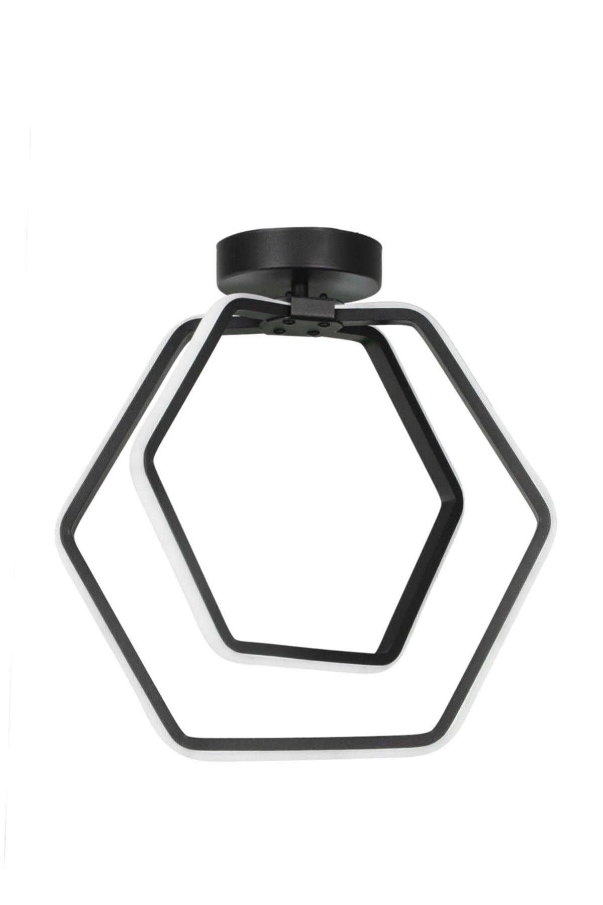 Hazar 3 Color Led Ceiling Mount Chandelier Black - Swordslife
