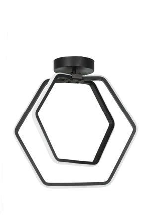 Hazar 3 Color Led Ceiling Mount Chandelier Black - Swordslife