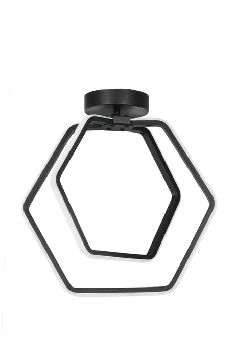 Hazar 3 Color Led Ceiling Mount Chandelier Black - Swordslife