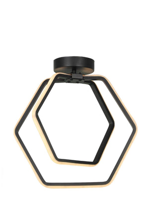Hazar 3 Color Led Ceiling Mount Chandelier Black - Swordslife