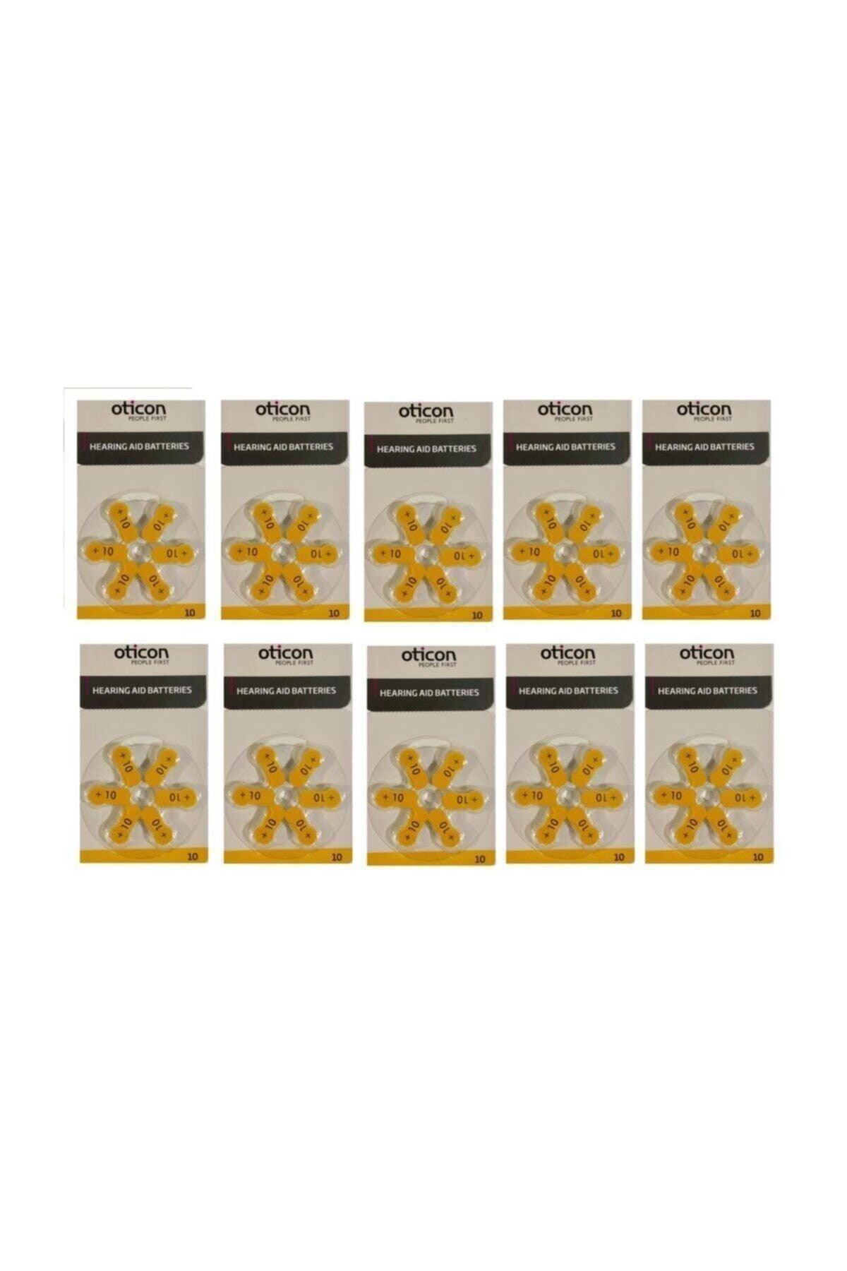 Hearing Aid Batteries 6 Pcs. No:10 Number Total