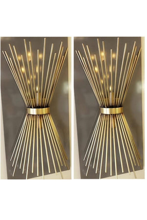 Hedgehog Tumbled Set 2 Wall Sconce (2 PCS)