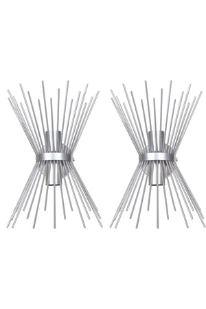 Kirpi Luxury Special Design Gray Color 2 Wall Sconce (2 PCS) - Swordslife