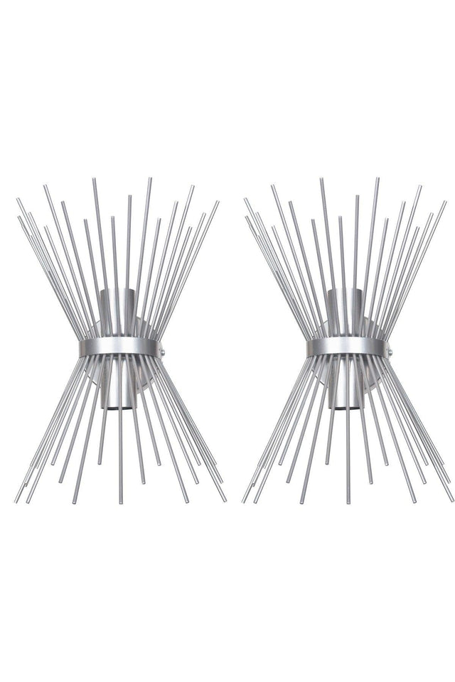 Kirpi Luxury Special Design Gray Color 2 Wall Sconce (2 PCS) - Swordslife