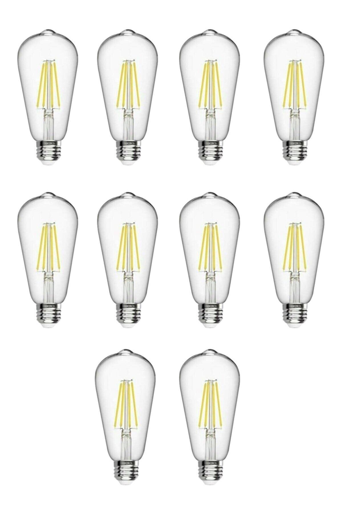 Heka 6w Rustic Led Bulb White Light 10 Pcs