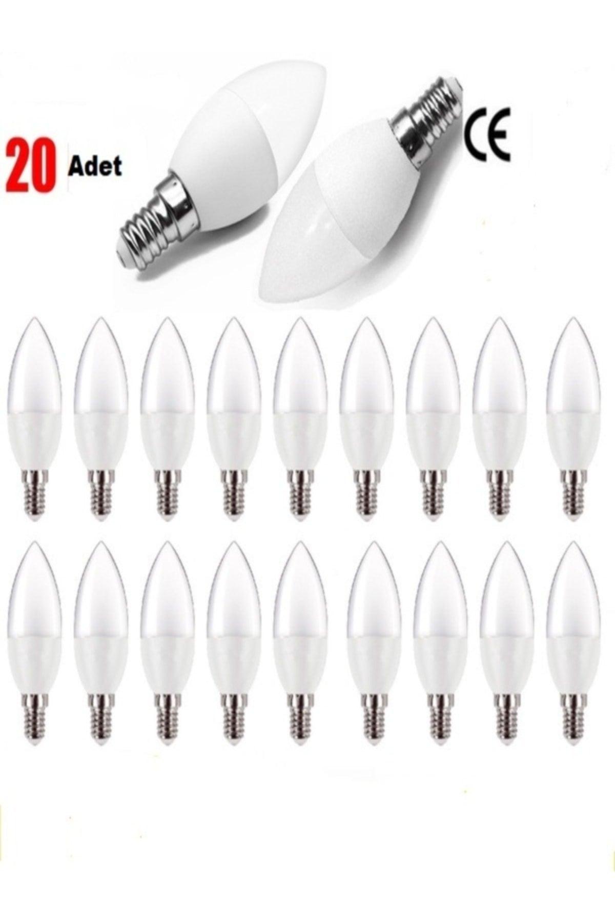 Helios 5w Led Candle Bulb- E14 Thin Lampholder- White
