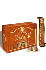 Hem Amber Conical Incense 10 Pcs /pieces Not Backflow - Swordslife