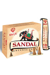 Hem Ojas Sandal Conical Incense 10 Pcs / Pieces (Not Backflow) - Swordslife